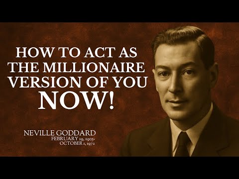 ✨ How to Act As the Millionaire Version of You Now | Neville Goddard Inspired 💸