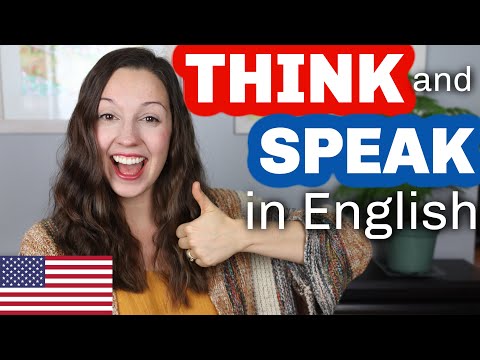 THINK and SPEAK in English: your daily routine