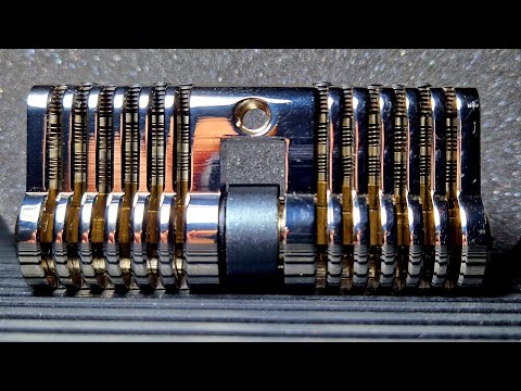 REVIEW: Cutaway training lock from UK lockpickers