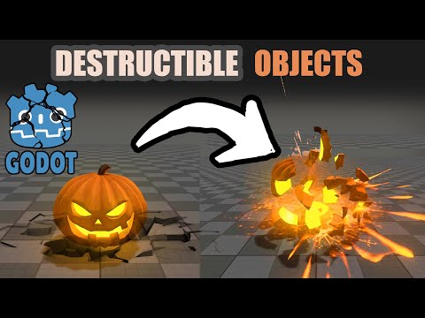 Godot 4 - How to Fracture or Destroy objects