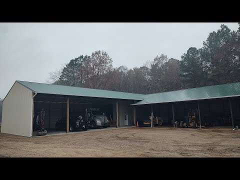 New Shop Is Closed In And Getting Ready For More Concrete!