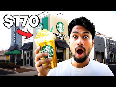 I Bought The Most Expensive Items On The Menu!