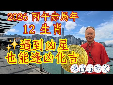 【陳昌垚師傅】#化解十二生肖凶星秘法 #2026年 #丙午年 #赤馬年 #遇到凶星可以逢凶化吉 #多行善事 #多做佈施 #不殺生 #多持素 #誦經抄經 #贈醫施藥 #誠心懺悔