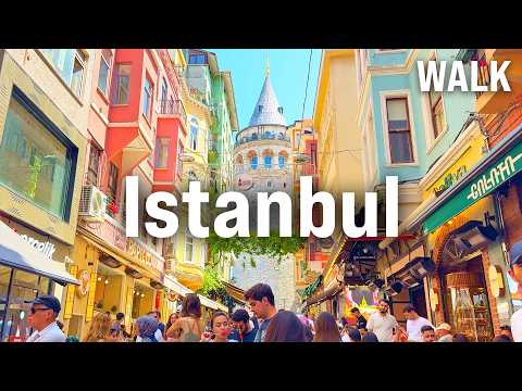 ISTANBUL Walking Tour | Turkey Walk Tour with Captions [4K/60fps]
