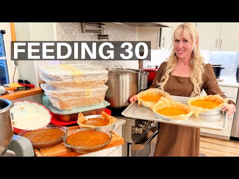 The Ultimate Made-from-Scratch Thanksgiving 2025 Dinner Prep Begins!!