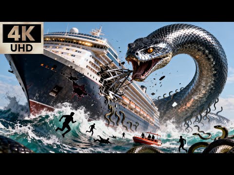 2025 Disaster Epic! Giant Pythons Attack a Titanic-Class Cruise Ship! Who Will Survive?
