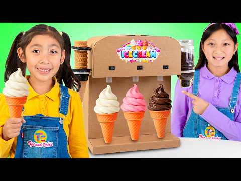 Maddie & Eva Ice Cream Shop Surprise Toy Adventure