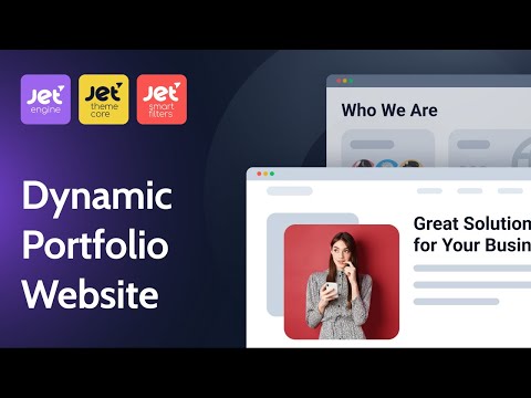 Craft Dynamic Portfolio Website in WordPress with Crocoblock