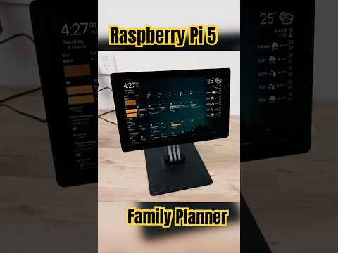 Pi-ntelligent Planner: The Ultimate Family Hub! #raspberrypi #techtok #pi5 #planning