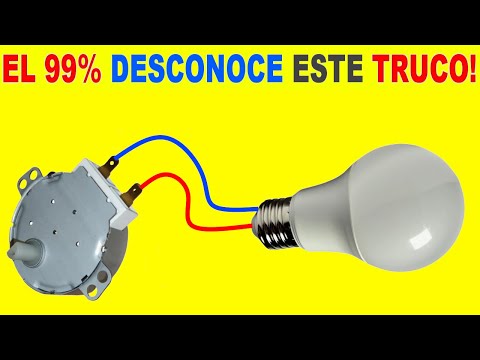 Genial Invento con un foco LED!