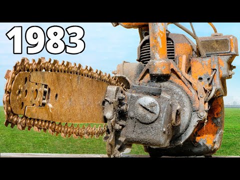 Full Restoration Old Heavy Chainsaw 109сс