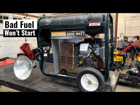 Left Outside and Won't Start - Craftsman 3600 Watt Generator