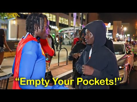 Stopping Crime in the Hood as a Superhero!