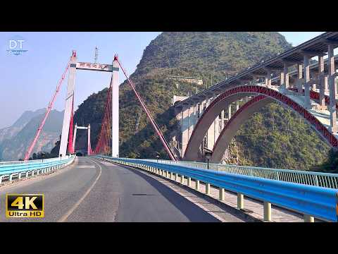 Driving a Breathtaking Cliffside Road Cut into a Sheer Rock Face | Southwest China