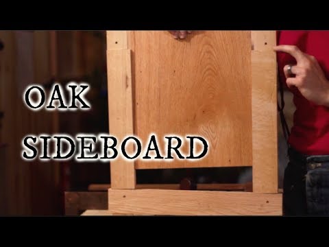 RED OAK SIDEBOARD