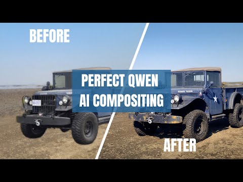 QWEN AI Compositing in Comfyui!