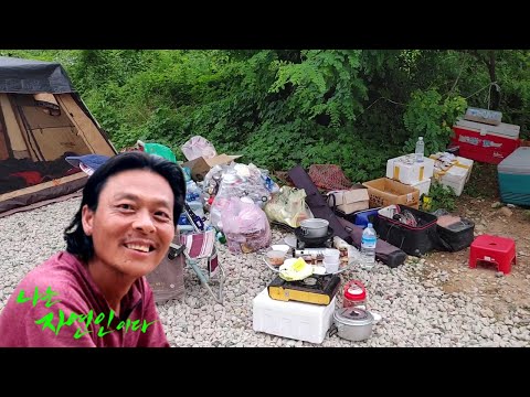 28일째 집에 안들어가고 낚시만하는 자연인! 민물장어 2키로는 껌이죠!