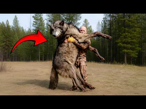 Largest Wolf Ever Caught on Camera - Never Seen Before