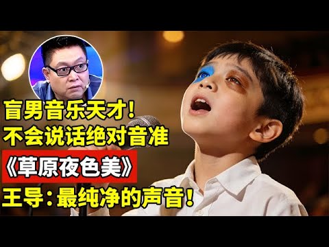 先天盲人音乐天才!不会说话就有绝对音准,一首《草原夜色美》惊艳全场!王导大:最纯净的声音！【王芳王为念访谈】
