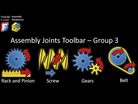FreeCAD Assembly Workbench Group 3 - Advanced Joints