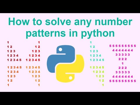 Solve any Number Pattern program in Python