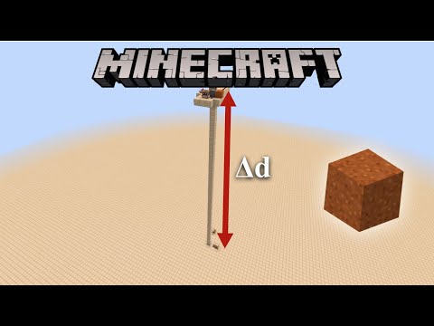 Calculating the g of Minecraft