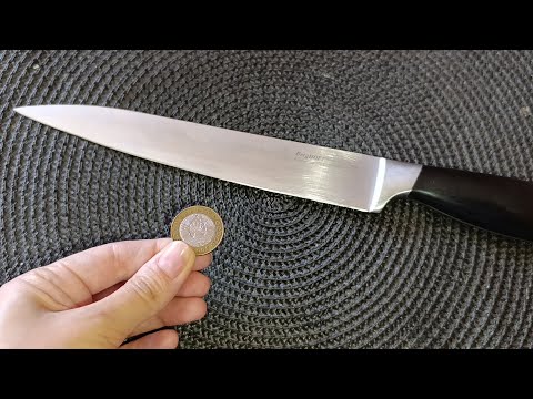 За 1 Монету НОЖ СТАЛ ОСТРЫМ КАК ПЕРЕД КОНЦОМ СВЕТА #совет 