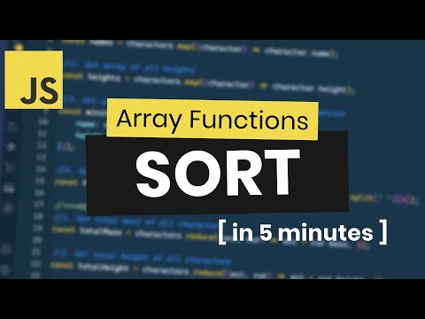 JavaScript Array Sort Method Practice in 5 Minutes