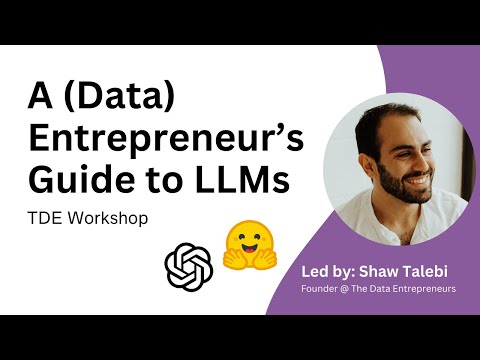 A (Data) Entrepreneur's Guide to LLMs | TDE Workshop