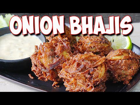 Onion Bhajis Crispy coated soft centered Onion Bhajis Easiest Recipe Ever!