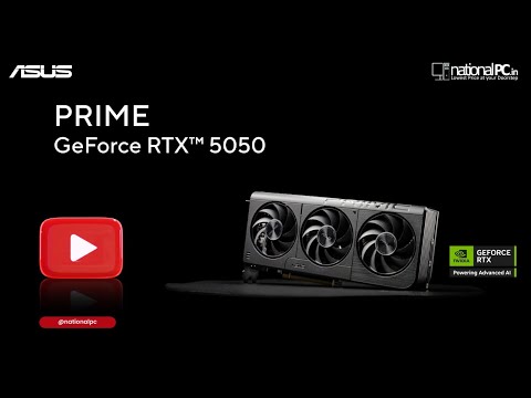ASUS Prime GeForce RTX 5050 8GB GDDR6 Graphics Card E-Tail Video