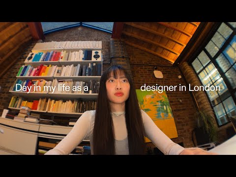 Day in my life as a designer in London | My 9 to 6, Productivity and Living alone | Vlog