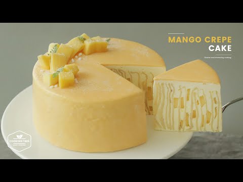 Special and Delicious Mango Cake! Mango Crepe Cake Recipe