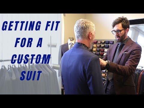 Daniel George Menswear - Part 1 Getting Measured