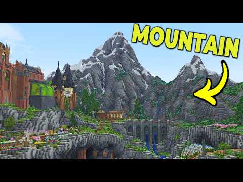 I Transformed a Mountain in My Minecraft World