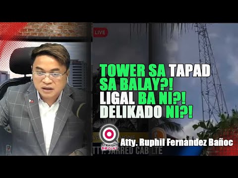 TOWER SA TAPAD SA BALAY?! Mga Residente sa Tangke, Talisay NAKURAT ug NIREKLAMO – LIGAL BA NI?