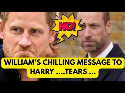 WILLIAM SENDS CHILLING MESSAGE TO SUSSEXES - LATEST #royal #meghan #princeharry