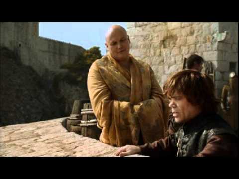 Tyrion and Varys speak the Game of Thrones.