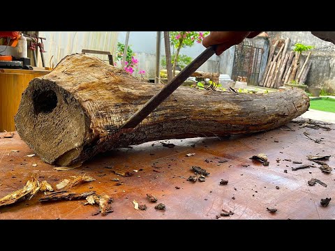 The Weirdest Table Projects You Never Knew About | A Multifunctional Table Made From Tree Trunks