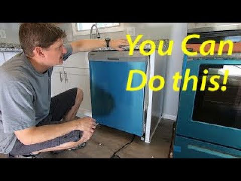 Install a dishwasher for the first time - Step by step instructions
