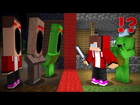 Scary Everyone SPLIT JJ's Village in Half ?! (Maizen Compilation)