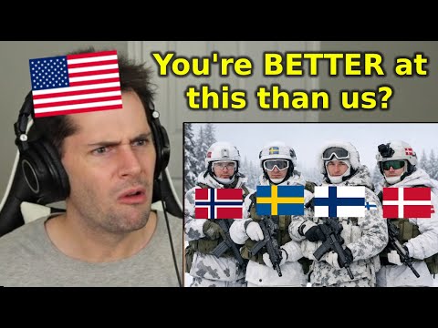 American React to Nordic Countries DOMINATING Winter Warfare