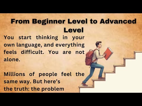 From Beginner Level to Advanced Level || Graded Reader || Improve Your English ||Listen And Practice
