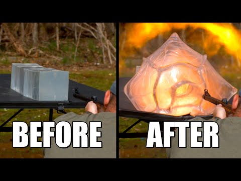 Elephant Rifle Annihilates Ballistic Gel at 82,000FPS  - The Slow Mo Guys @KentuckyBallistics