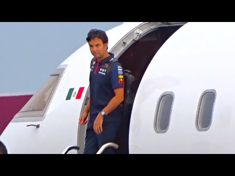 F1 Drivers Arriving in Private Jets | Mega Compilation