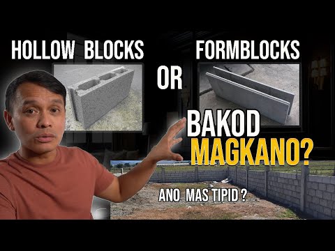 MAGKANO MAGPA BAKOD?  FORMBLOCKS OR HOLLOW  BLOCKS