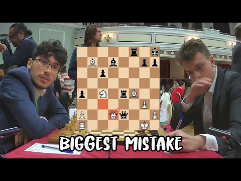BIggest Mistake Alireza Firouzja vs Hans Niemann | FIDE Grand Swiss