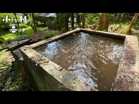 We cleaned up the water source in the mountains and revived the filtered aquarium.