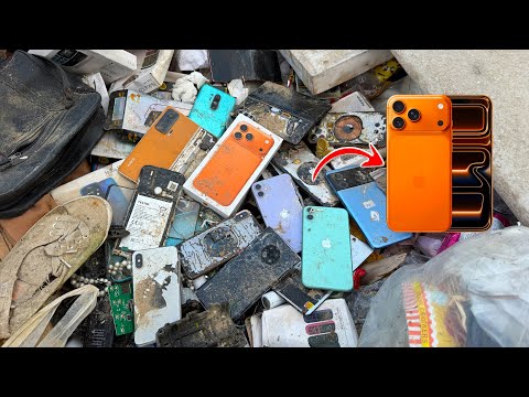 😲Great Day! 😍Found iPhone 17 Pro Max Box & Many iPhone11_Restore iPhone 11into iPhone 17 Pro !