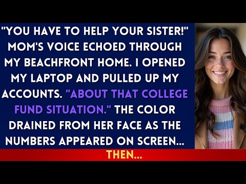 Mom Demanded I Give Up My Beach Home For My Sister's Kids' College Fund. So I Opened My Bank Stat...